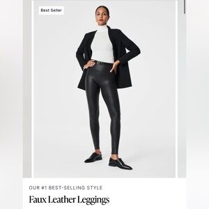 Spanx Faux Leather Leggings